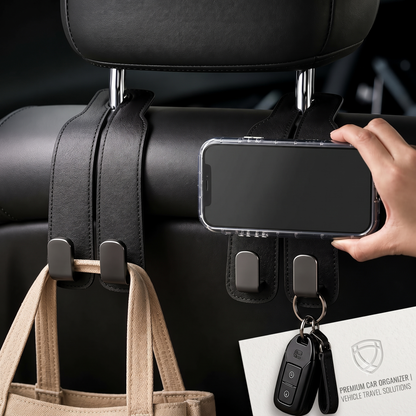 HookMate™ Car Headrest Storage Hook